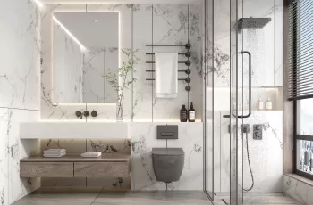 NỘI THẤT PHÒNG TẮM HIỆN ĐẠI – TINH TẾ TRONG TỪNG CHI TIẾT